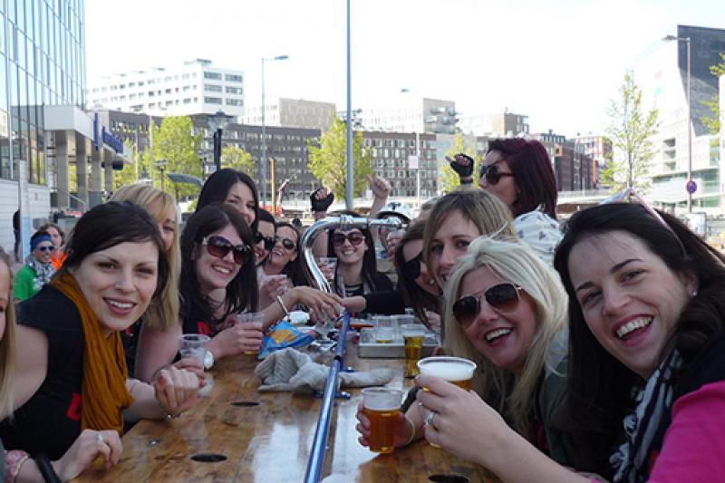 Elektrische Prosecco Fiets